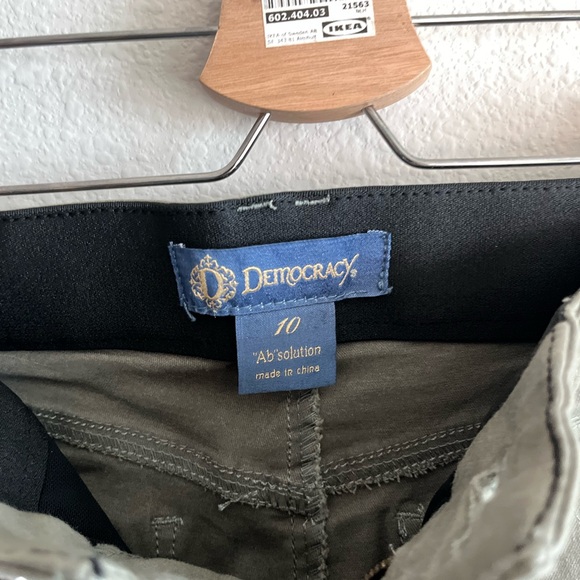 Democracy "Ab"solution® Colored Ankle Skimmer Pants women’s size 10 - Picture 3 of 8